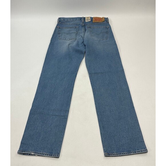 Levi's Men's Jeans Light Blue 501 '93 Straight Denim Two-Horse Patch, W32 L34 - Picture 4 of 5